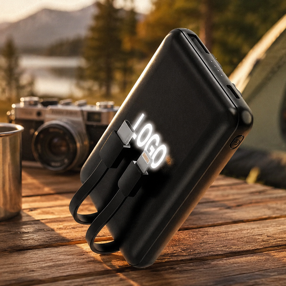 Внешний аккумулятор Eron с подсветкой гравировки, 5000 mAh