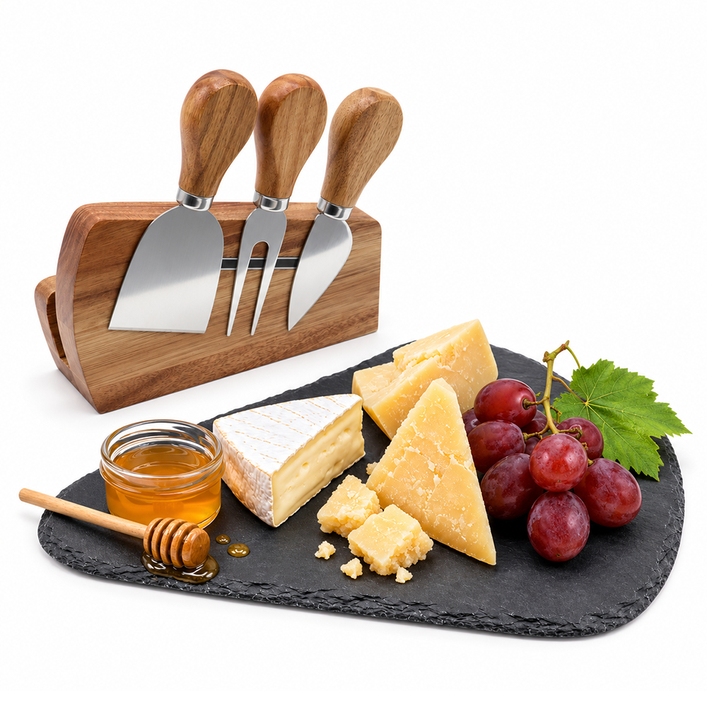 Набор для сыра Cheesier, коричневый — 57002.13