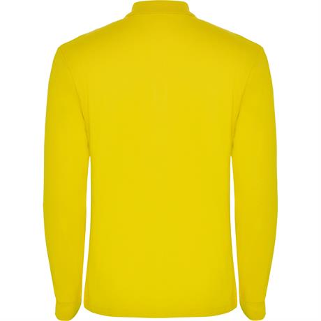 Футболка поло ESTRELLA L/S мужская, ЖЕЛТЫЙ M