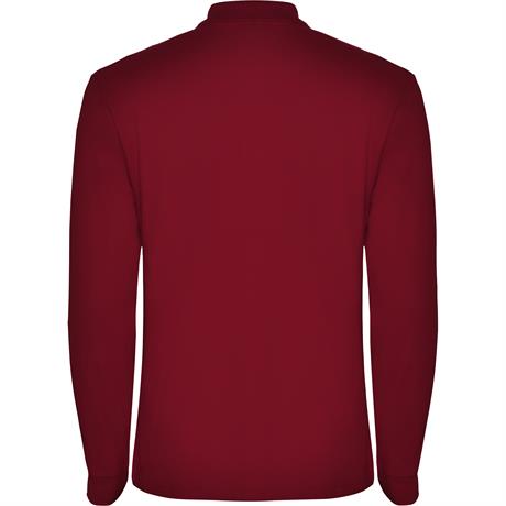 Футболка поло ESTRELLA L/S мужская, ГРАНАТОВЫЙ S
