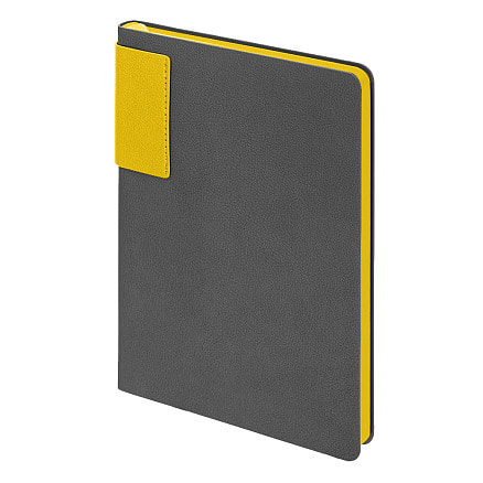 Ежедневник Flexy Star Sivilia Grey Edition Color А5, серо-оранжевый, недатированный в гибкой обложке — 15123.135.0227 new
