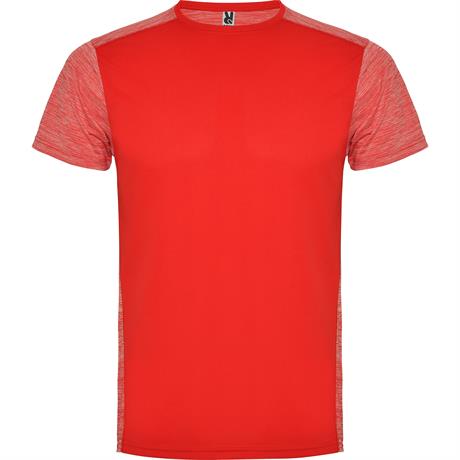 Спортивная футболка ZOLDER мужская, КРАСНЫЙ/ПЁСТРЫЙ КРАСНЫЙ 2XL
