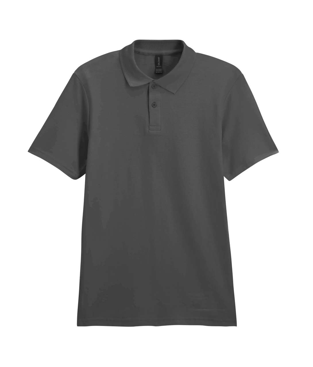 Футболка поло SOFTSTYLE ADULT DOUBLE PIQUE, ЧЕРНЫЙ 2XL — GI64800chS