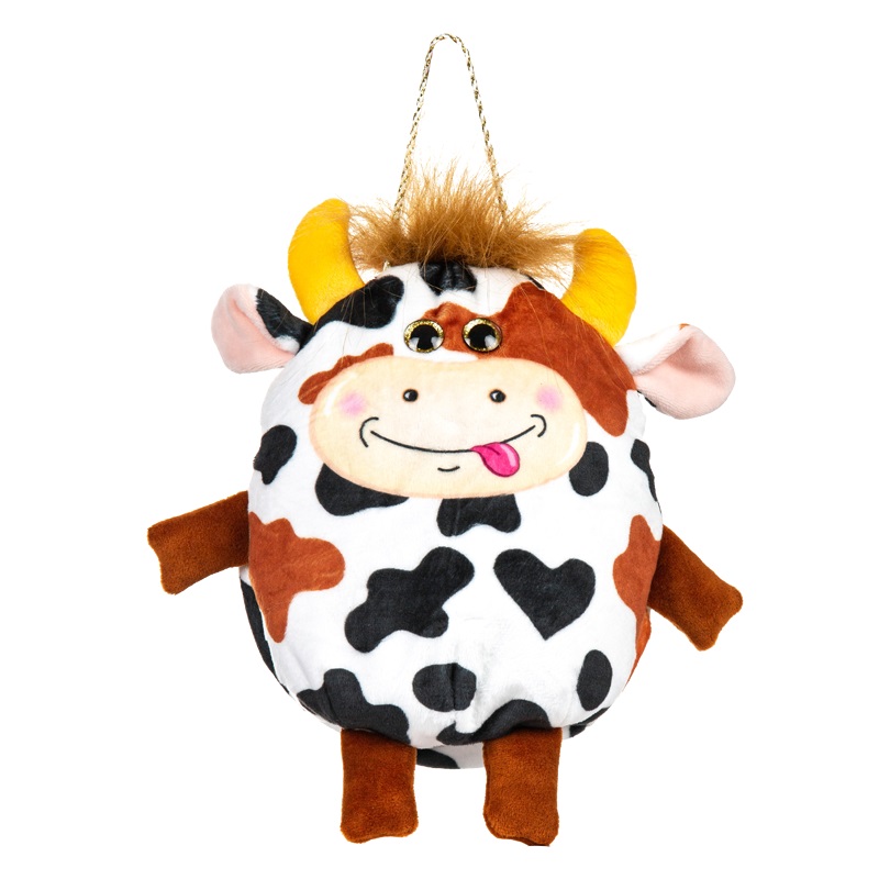 №3 МЯГКАЯ ИГРУШКА БЫЧОК ИВАШКА 700 грамм новогодний подарок премиальный