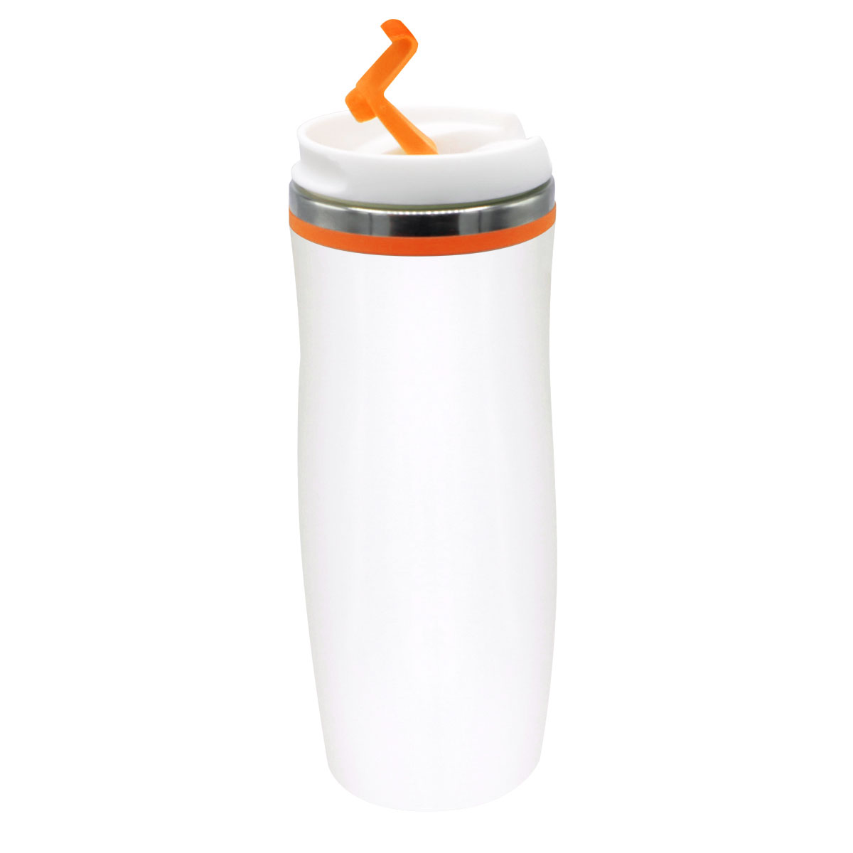 Термокружка Latte, бело-черный — 5003.07