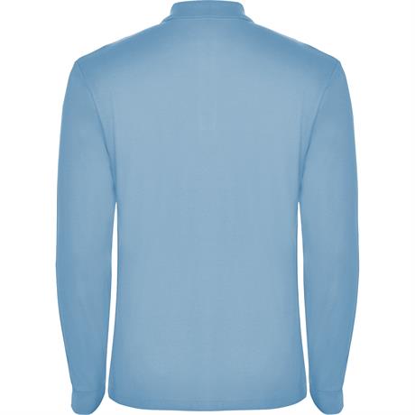 Футболка поло ESTRELLA L/S мужская, НЕБЕСНО-ГОЛУБОЙ M