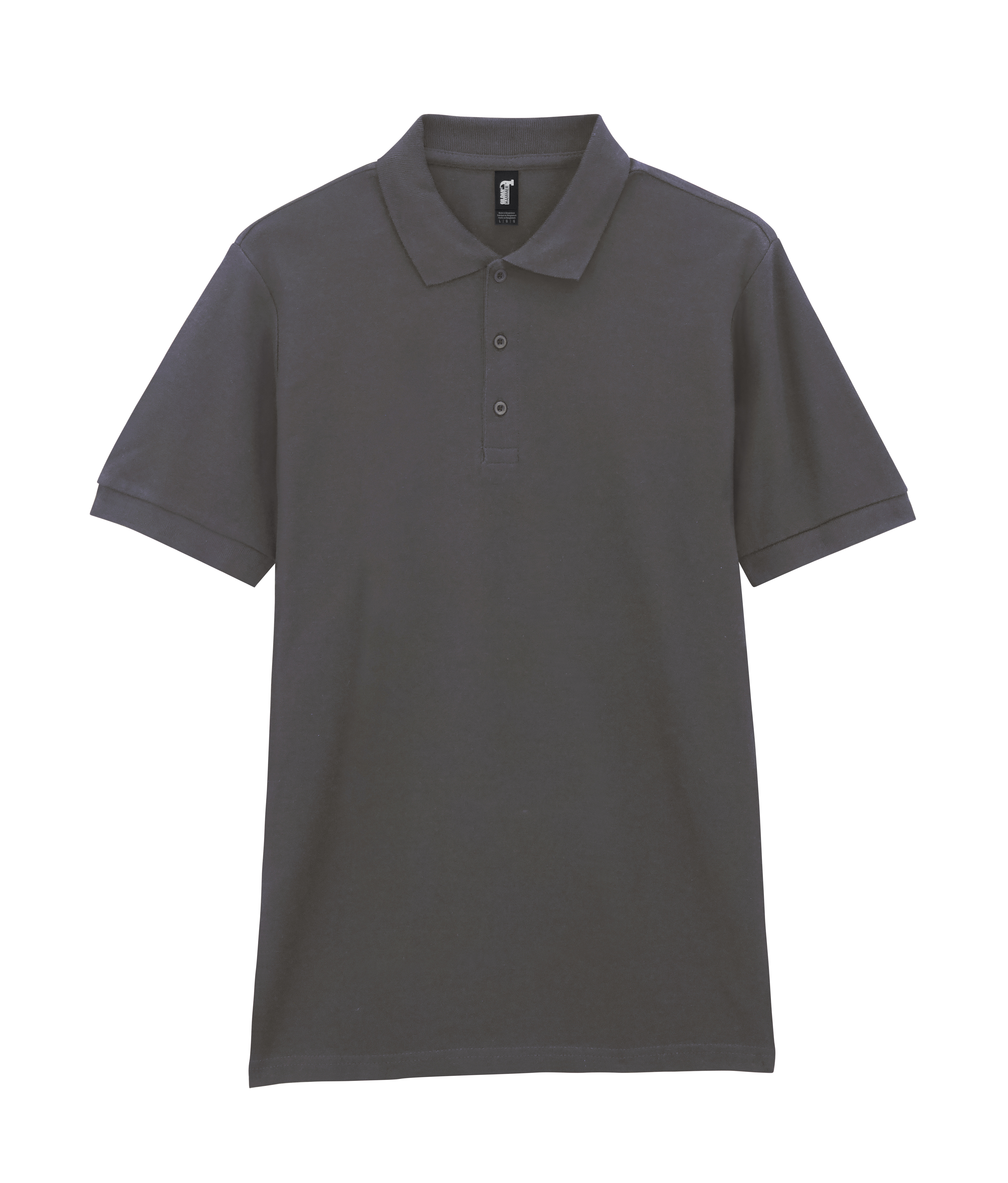 Футболка поло PREMIUM COTTON ADULT DOUBLE PIQUE, ЧЕРНЫЙ 2XL — GI85800ch3XL
