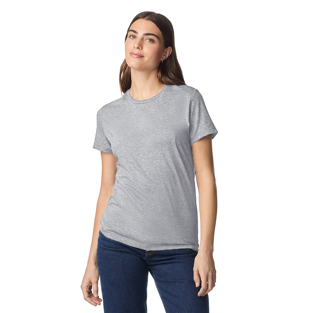 Футболка SOFTSTYLE WOMAN, ЧЕРНЫЙ L — GIL64000spS