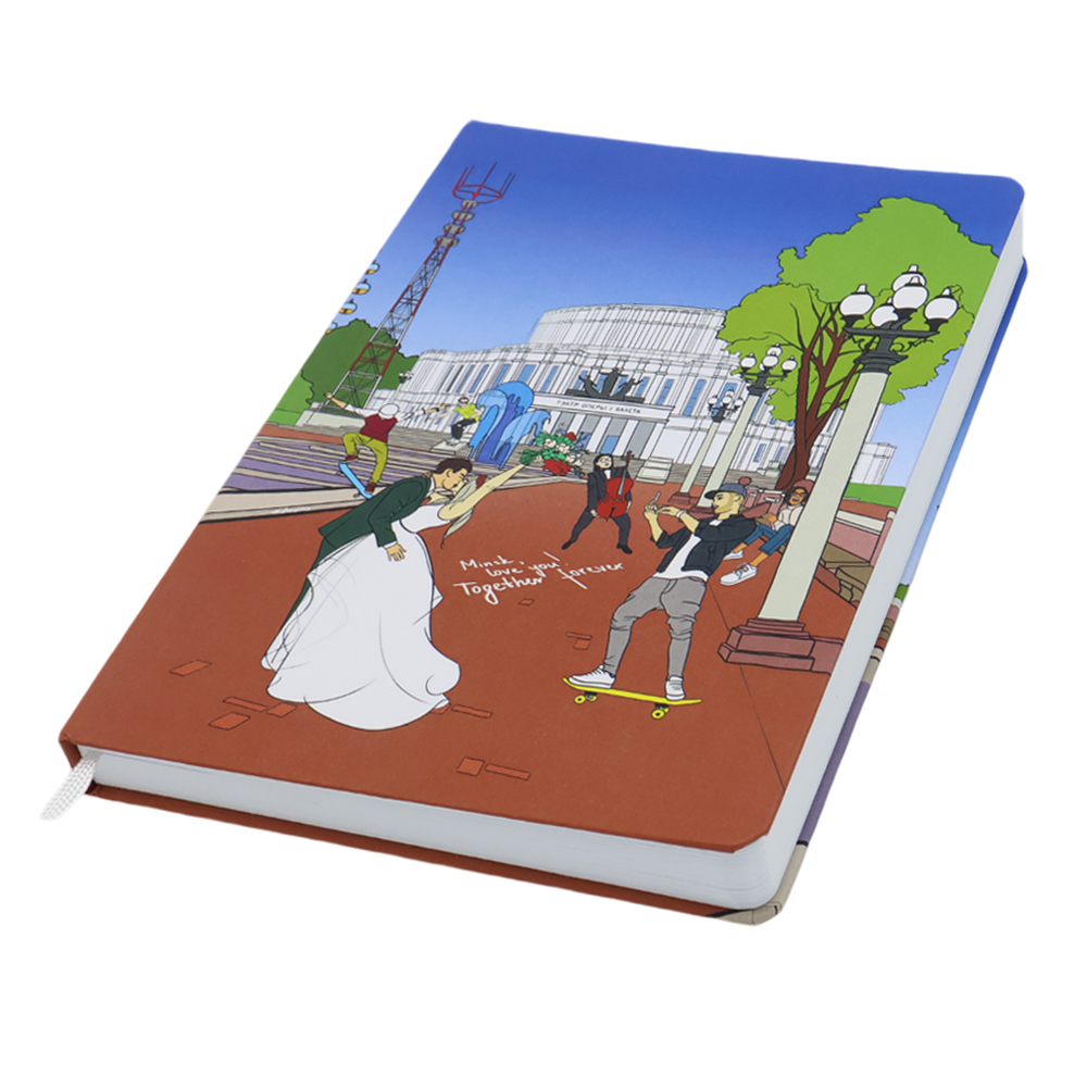 Записная книжка A5 Dziuna Театр в клетку 15,5 x
