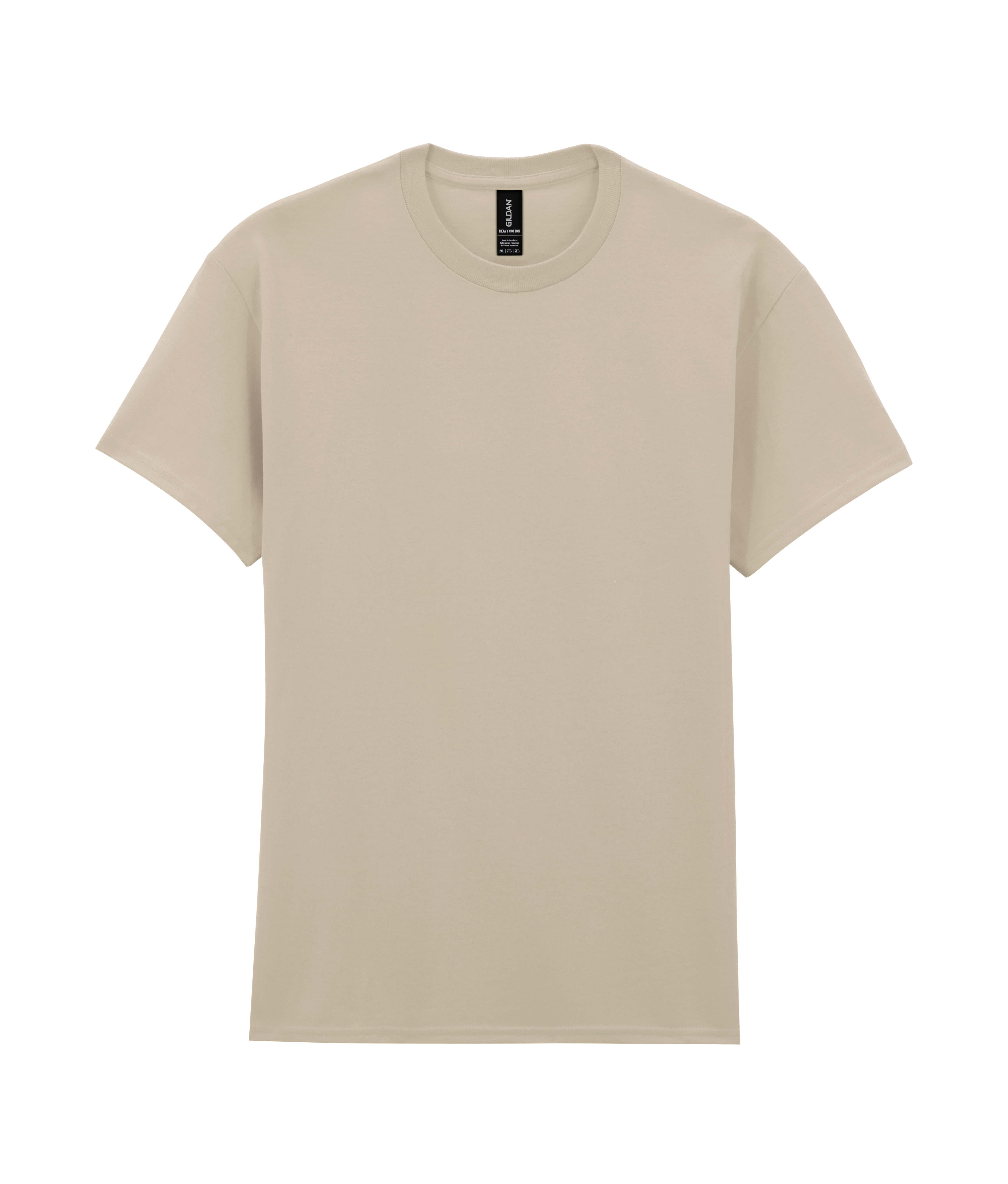 Футболка HEAVY COTTON, ЧЕРНЫЙ 2XL — GI5000saXL