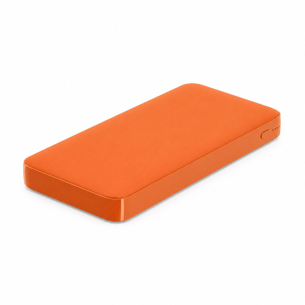 Внешний аккумулятор Polus, 10000 Mah, софт-тач покрытие