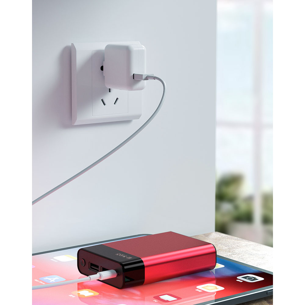 Внешний аккумулятор в металлическом корпусе Apria, 10000 mAh