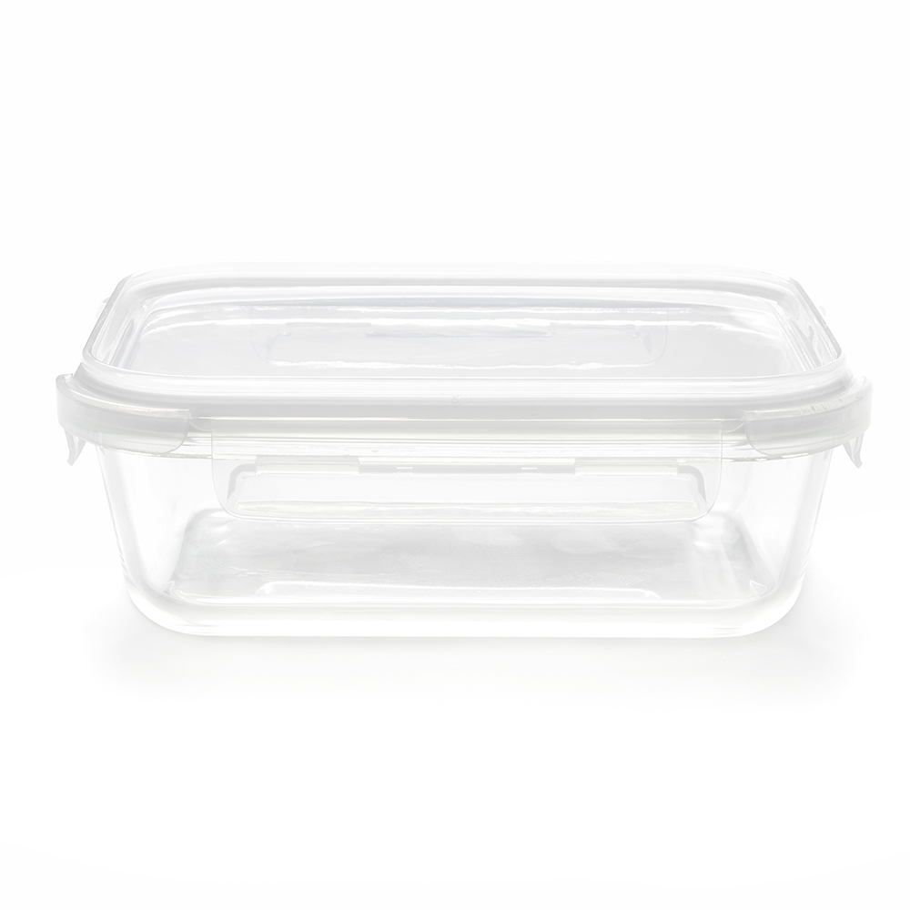 Контейнер Dinner из боросиликатного стекла, герметичный, белый