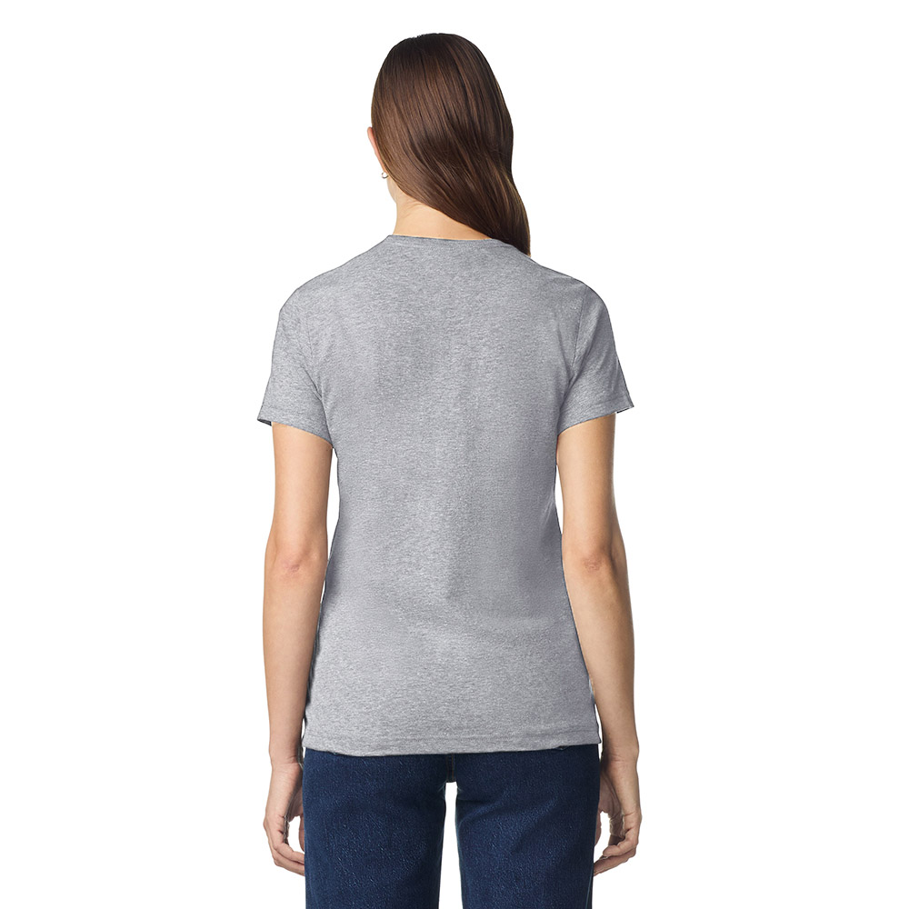 Футболка SOFTSTYLE WOMAN, ЧЕРНЫЙ L — GIL64000spS