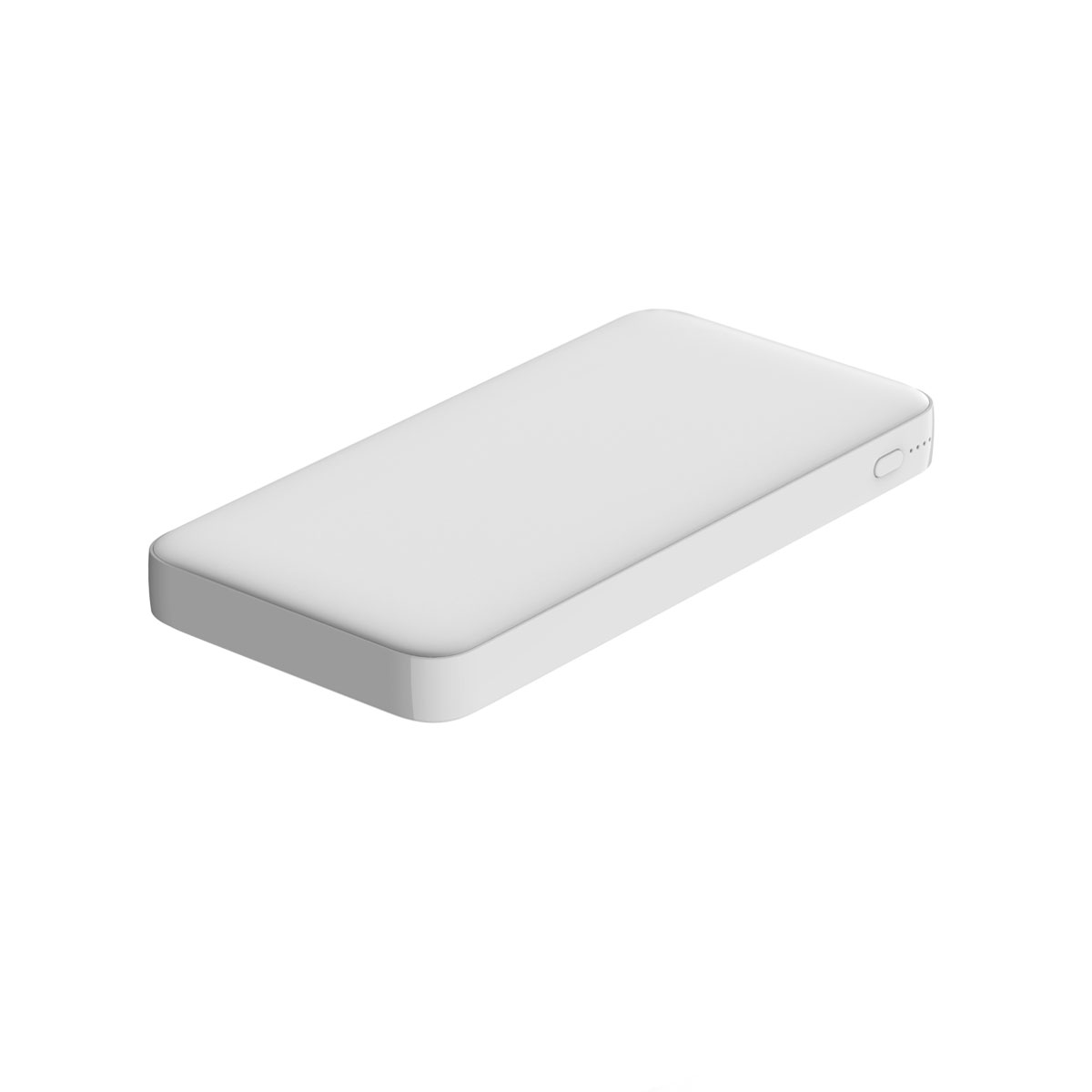 Внешний аккумулятор Polus, 10000 Mah, софт-тач покрытие, белый — 2018.01.01