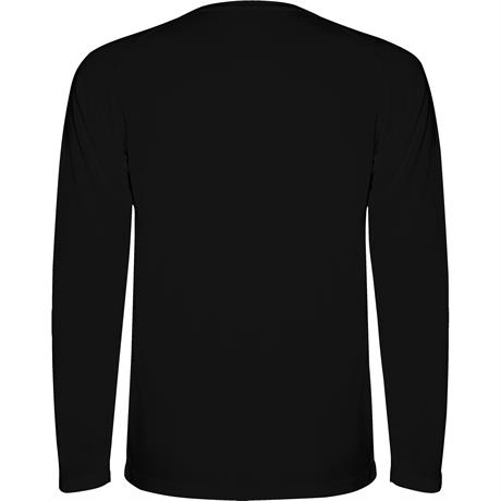 Спортивная футболка MONTECARLO L/S мужская, ЧЕРНЫЙ 2XL