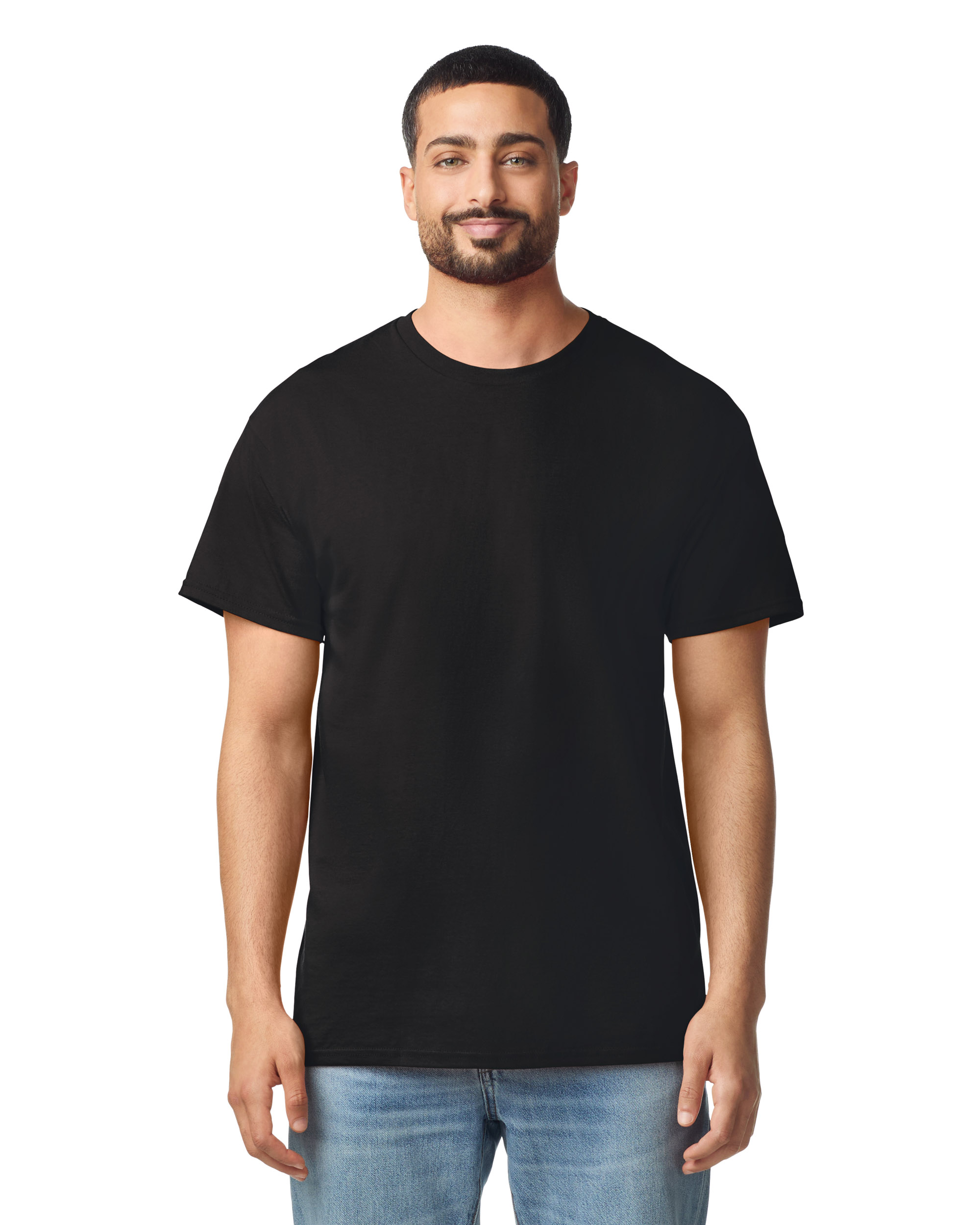 Футболка LIGHT COTTON, ЧЕРНЫЙ 2XL — GI3000blS