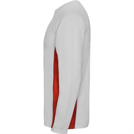 Спортивная футболка SHANGHAI L/S мужская, БЕЛЫЙ/КРАСНЫЙ M