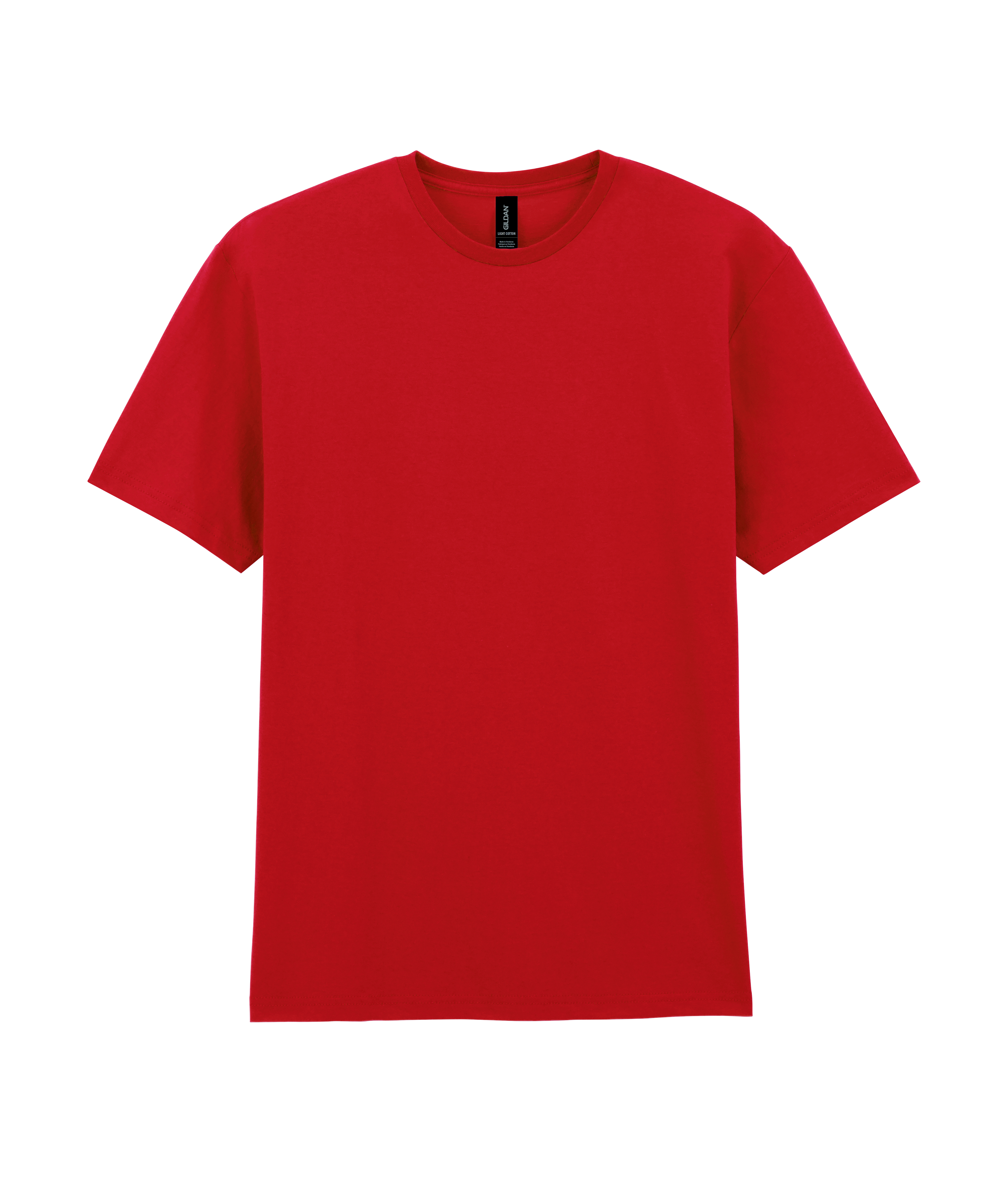 Футболка LIGHT COTTON, ЧЕРНЫЙ 2XL — GI3000re2XL