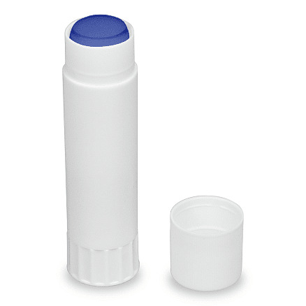 Клей-карандаш PVPр, корпус, пластиковый, цвет клея -, с эффектом исчезания цвета - фото 1