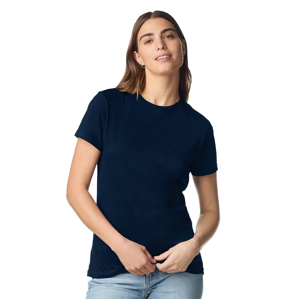 Футболка SOFTSTYLE WOMAN, ЧЕРНЫЙ L — GIL64000nvS