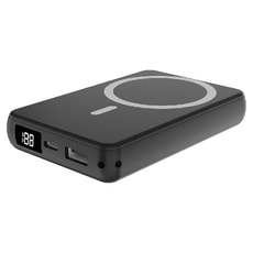 Магнитный внешний аккумулятор Quantum с беспроводной зарядкой (15W), 10000 Mah