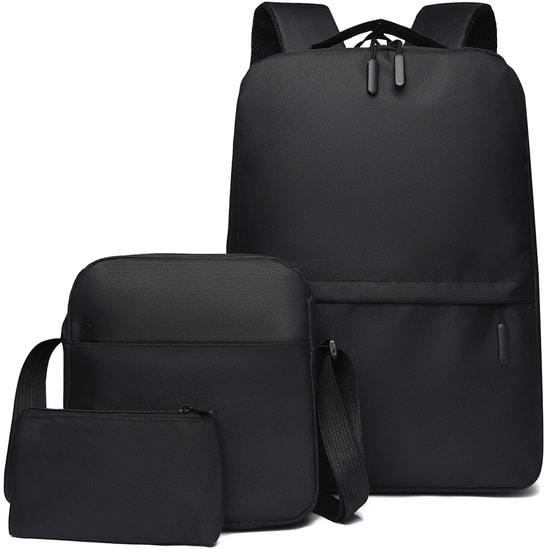 Рюкзак-сет TRAVEL TO GO, Чёрный/Зеленый