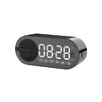 Колонка беспроводная MyTone Sound Clock c часами, черная