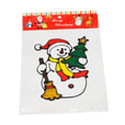 Наклейки на окна (пластиковые) (снеговик 20*29)