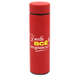 Термос Bronx софт-тач, красного цвета