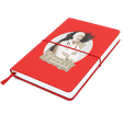 Блокнот A5 Veles в твёрдом переплёте, красный