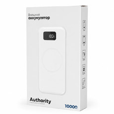 Внешний аккумулятор Authority с беспроводной зарядкой (5W), 10000 mAh