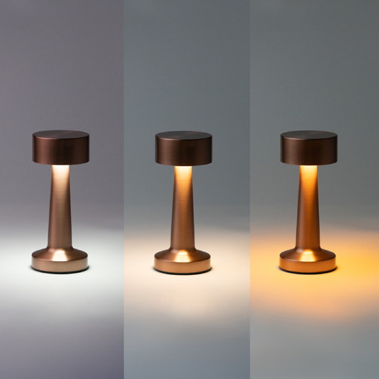 Настольная лампа REIKI cо встроенной батареей HF-8, черный