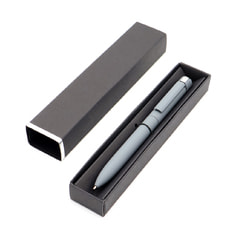 Ручка Espada в коробке Cradle чёрной с серебристым