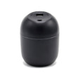 Светодиодный USB увлажнитель Egg с подсветкой, черный-S
