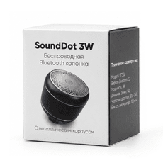 Беспроводная Bluetooth колонка SoundDot 3W с металлическим корпусом