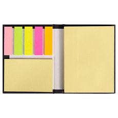 Набор цветных бумажных стикеров Stick and Smile в твердом переплете