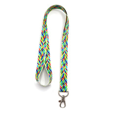 Ланъярд полноцветный Флюр с карабином