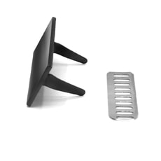 Шильд металлический