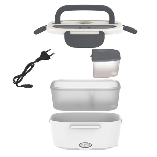 Ланчбокс с подогревом Yummybox, серый