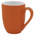 Кружка Elegante, софт-тач, 350мл, оранжевая