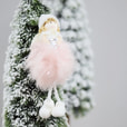 Новогоднее украшение рождественский ангел Брайтенс, розовый
