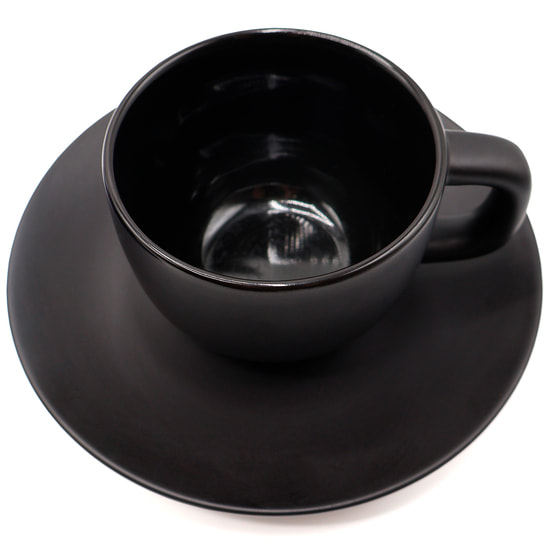 Чайная пара Frozen, чёрная