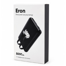 Внешний аккумулятор Eron с подсветкой гравировки, 5000 mAh