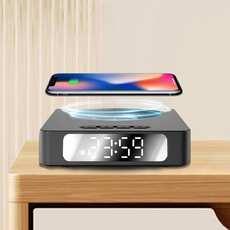 Часы с беспроводной зарядкой Raven 3в1 Часы с беспроводной зарядкой Raven 3в1