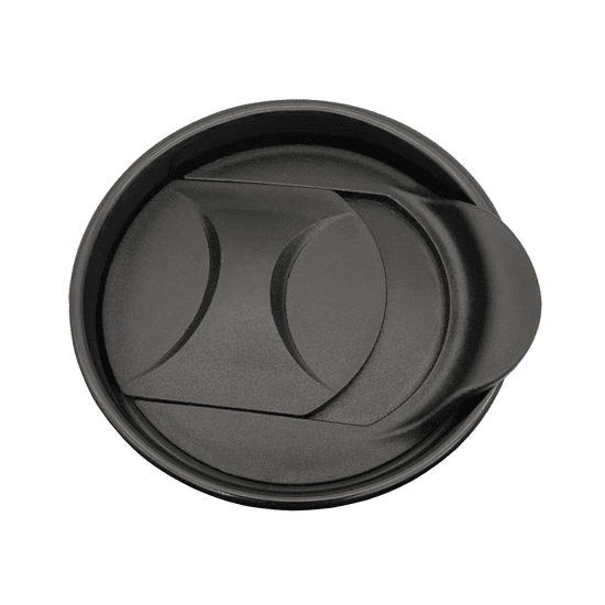 Кружка керамическая с деревянной манжетой Nexus, чёрная