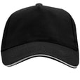 Бейсболка 5-панельная ERIS, Черный