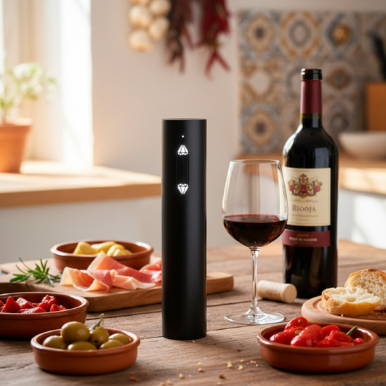 Винный электрический штопор Murcia, черный