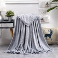 Плед флисовый SUPER SOFT COMFORT TRAVEL, серый