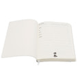 Ежедневник A5 недатированный Dante в мягком переплёте софт-тач, белый
